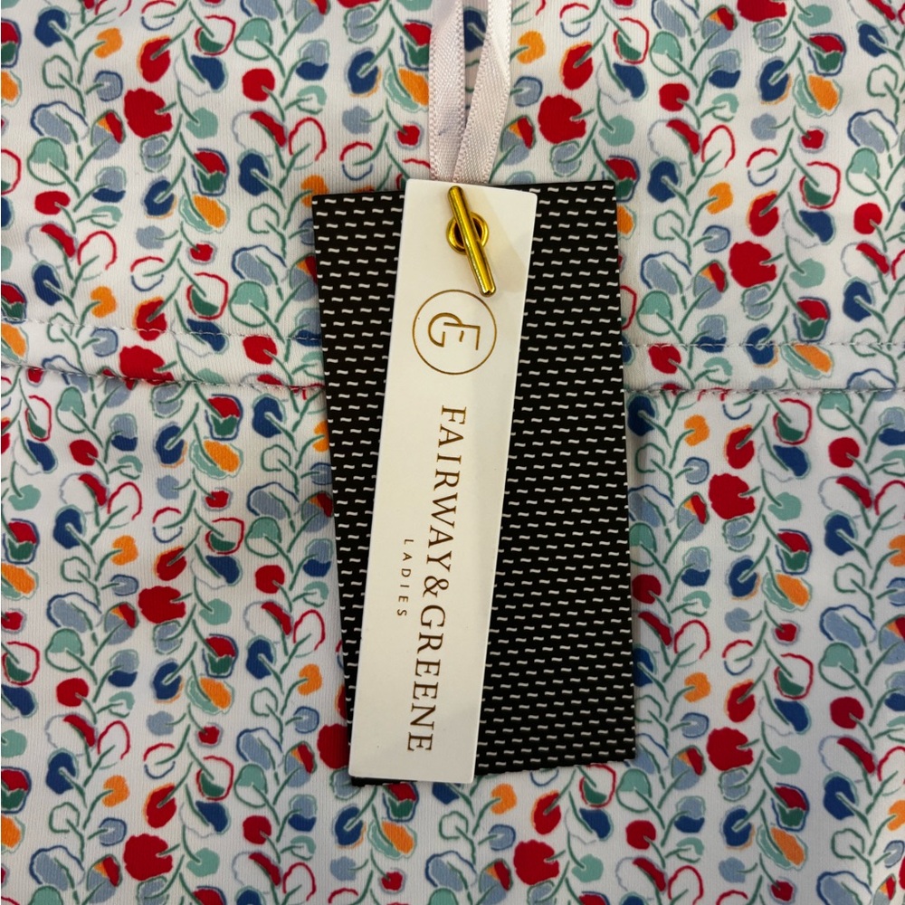 Fairway & Greene Paradise Floral Skort L UPF 50 Golf Tennis Athletic Skirt Short - Picture 9 of 14